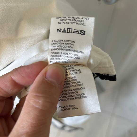 Free People Floral Embroidered Tie Waist Bo Dress - Picture 11 of 12